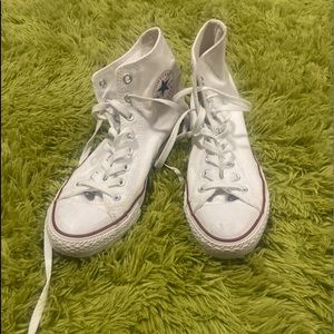 White high top converse